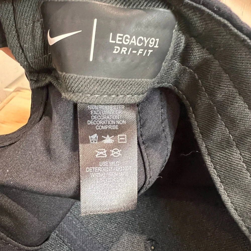Disney Parks Mickey Mouse Baseball Hat Nike Legacy 91 Dri-fit Black Adjustable